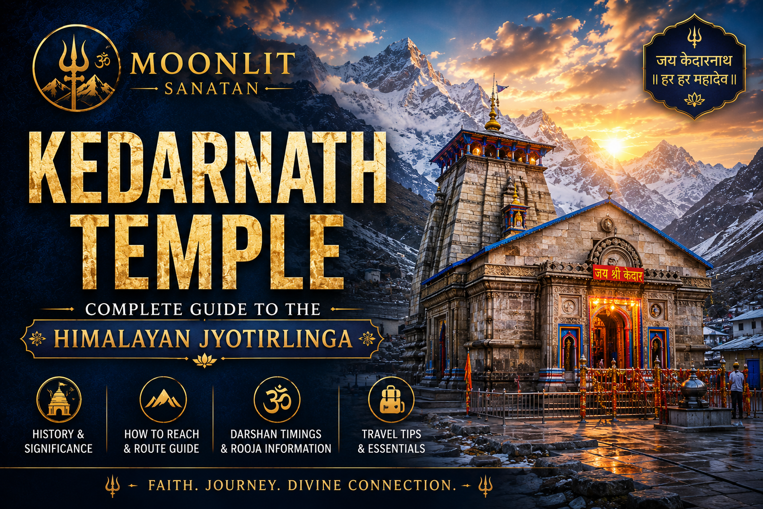 Kedarnath Temple: Complete Guide to the Himalayan Jyotirlinga