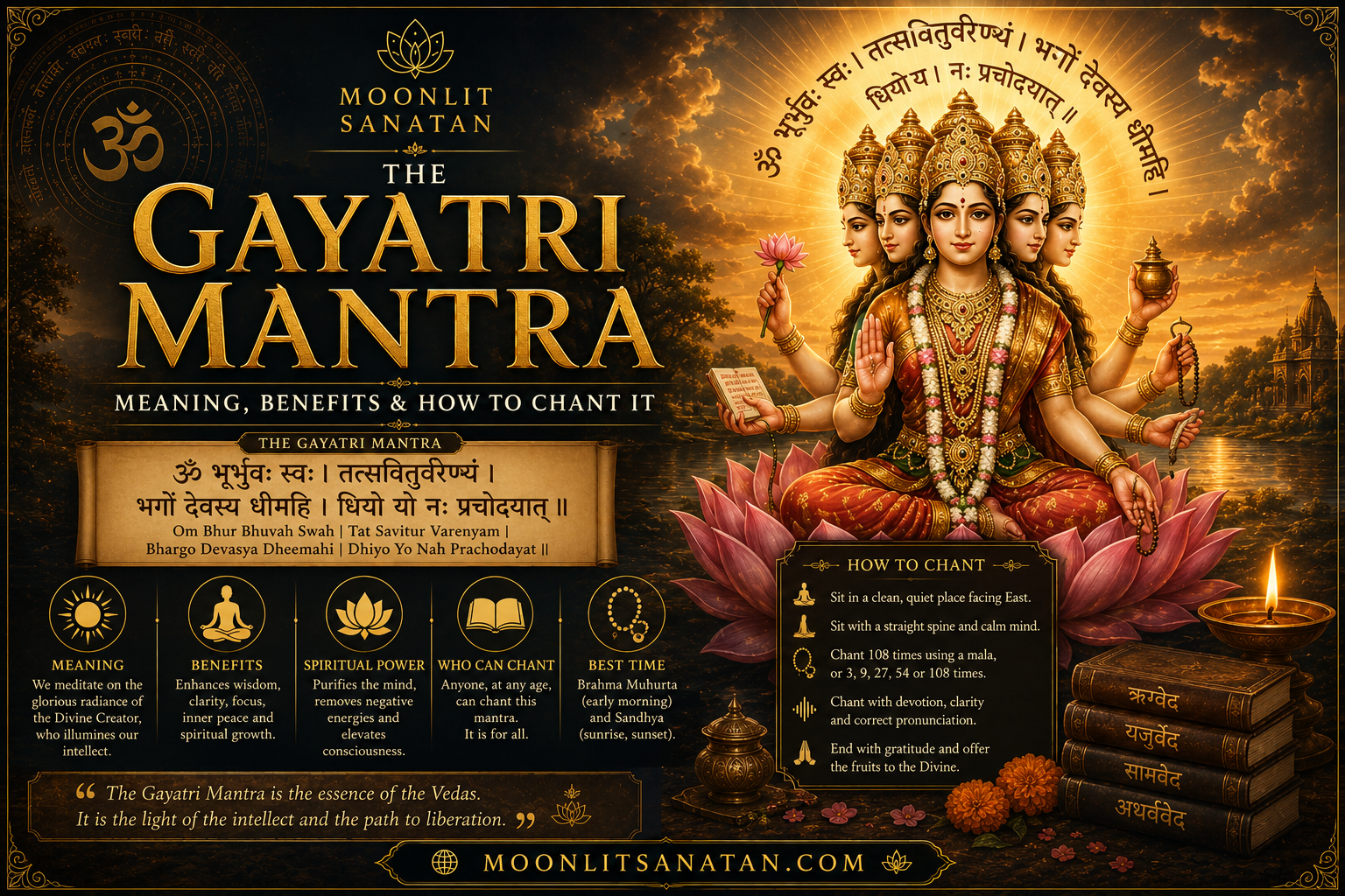 The Gayatri Mantra: Meaning, Benefits & How to Chant It