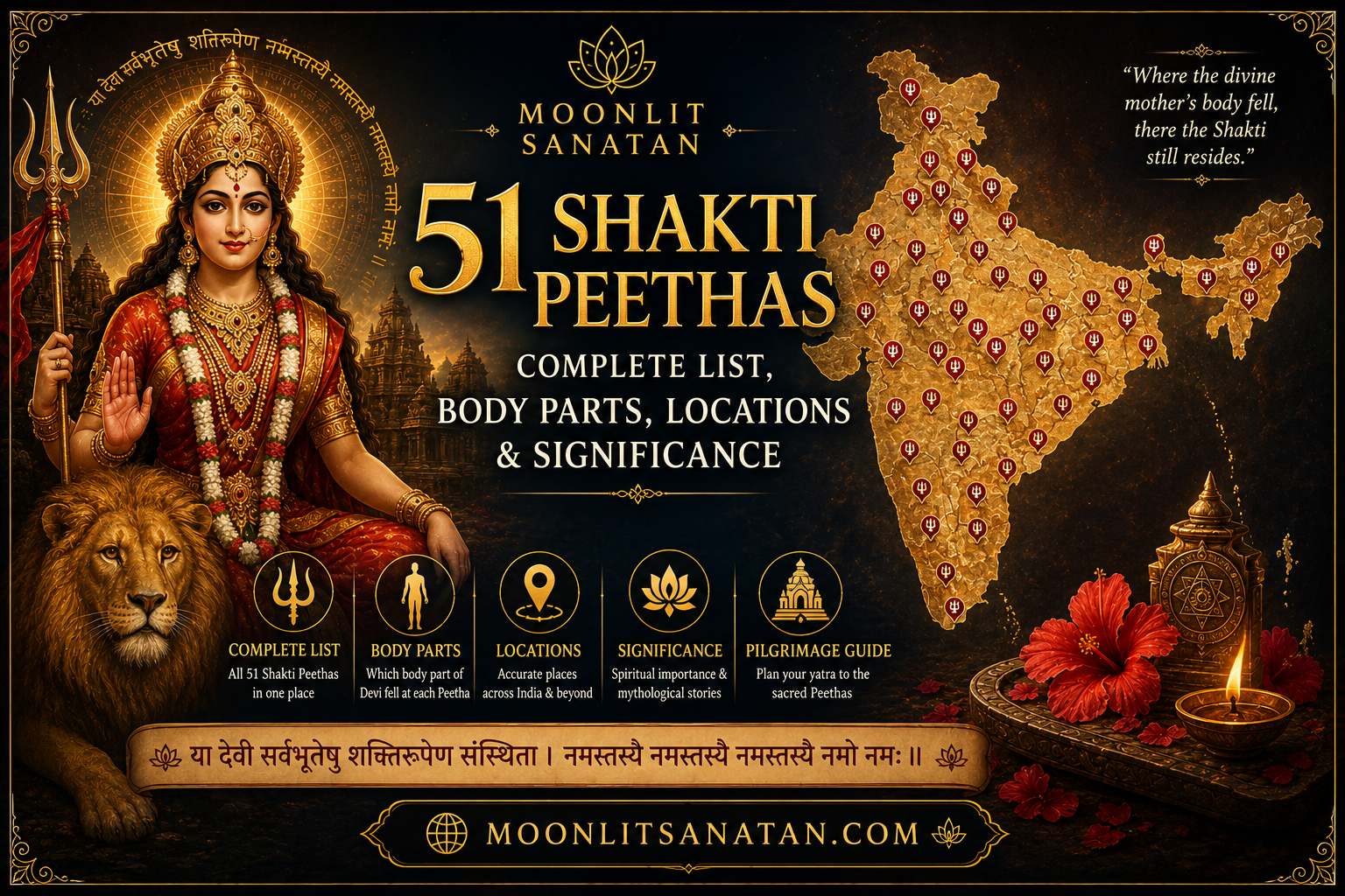 51 Shakti Peethas: Complete List, Body Parts, Locations & Significance (2026 Guide)