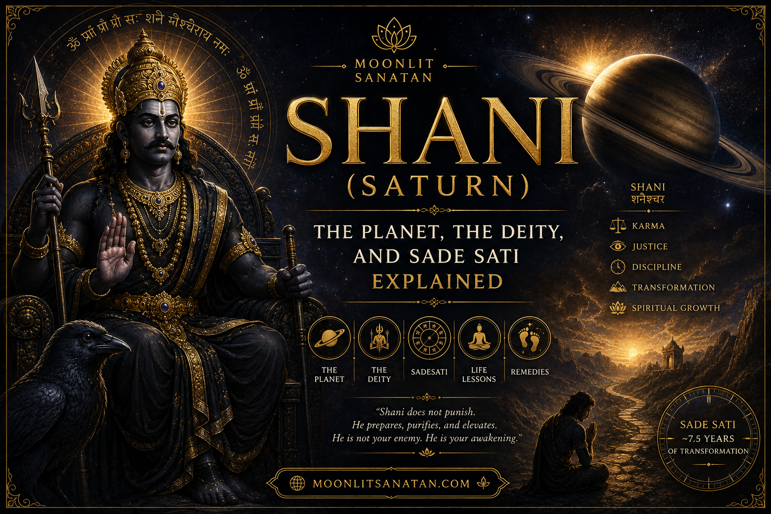 Shani (Saturn): The Planet, the Deity, and Sade Sati Explained