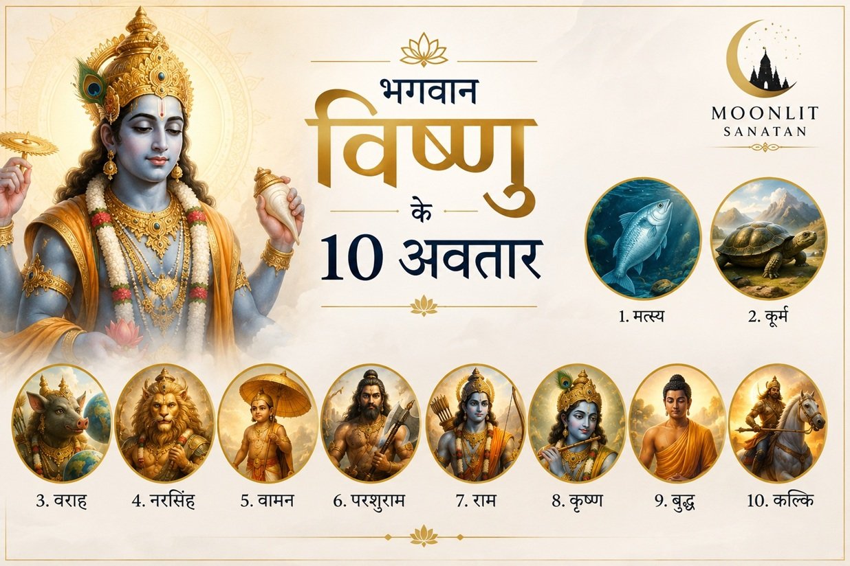 भगवान विष्णु के 10 अवतार: दशावतार की संपूर्ण कथा