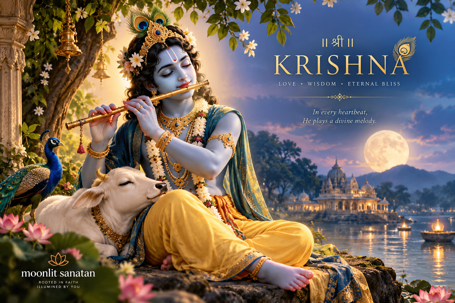 भगवान श्रीकृष्ण: जीवन कथा, शिक्षाएं और 10 महत्वपूर्ण घटनाएं