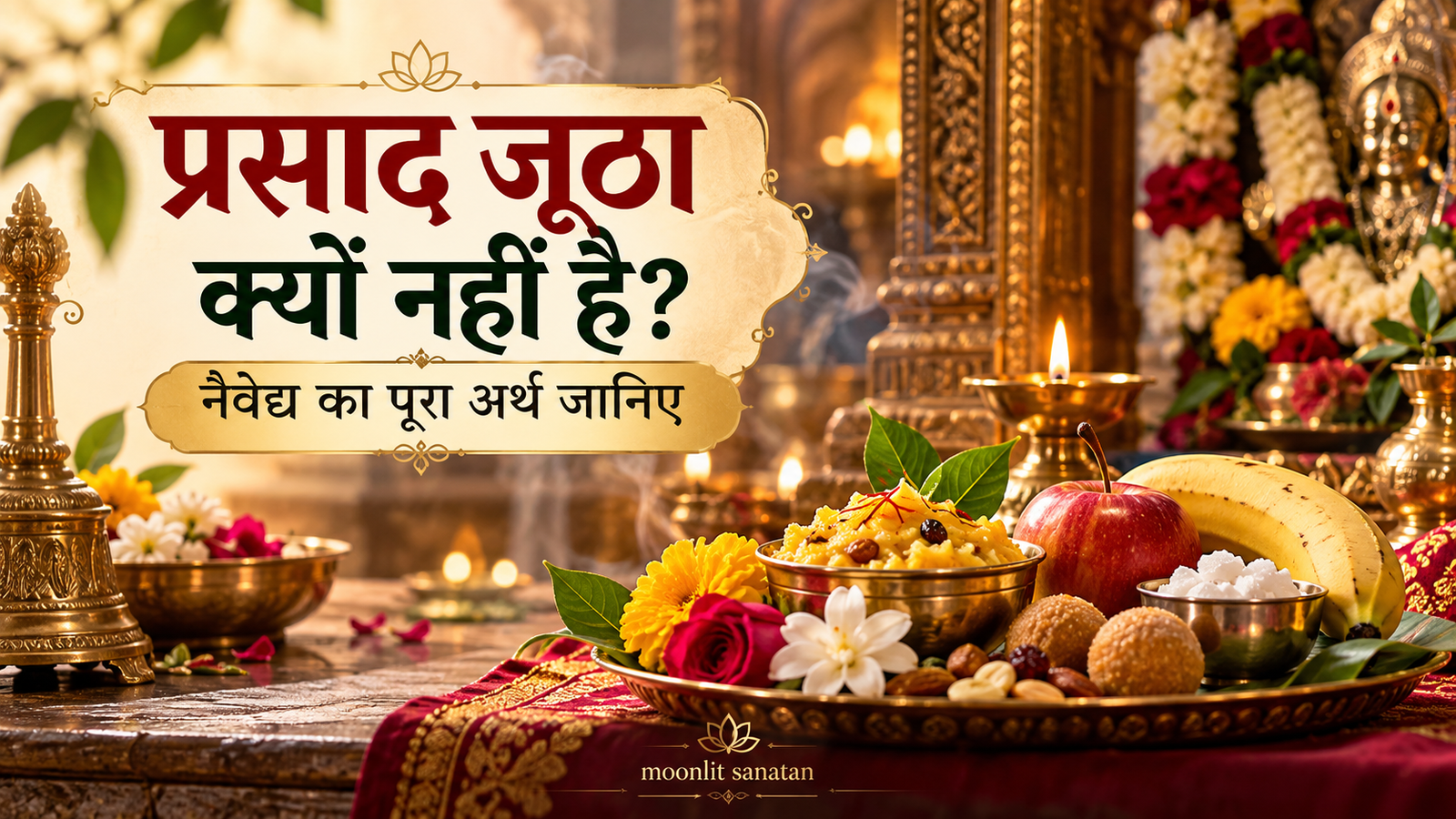 प्रसाद जूठा क्यों नहीं