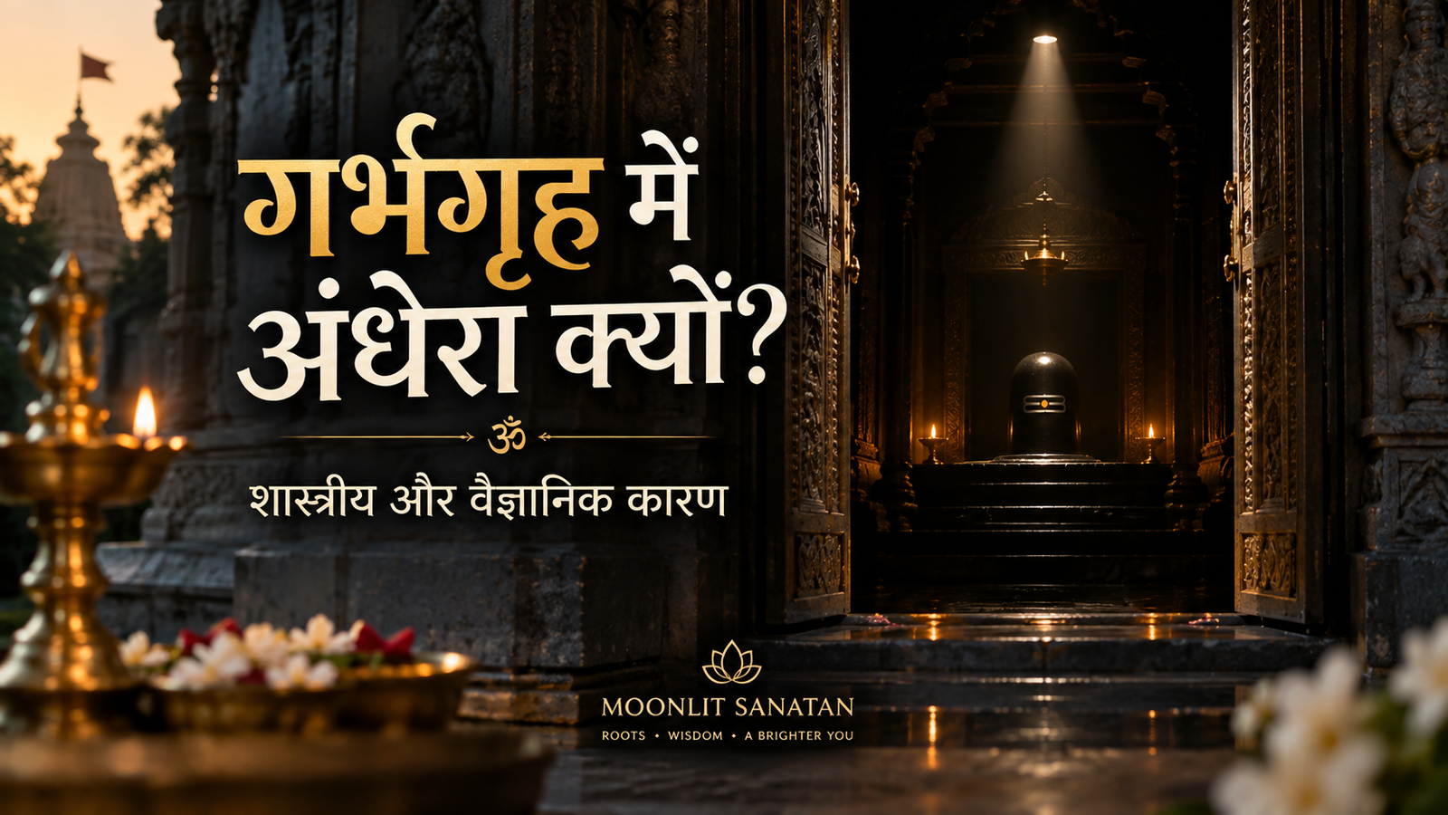 गर्भगृह में अंधेरा