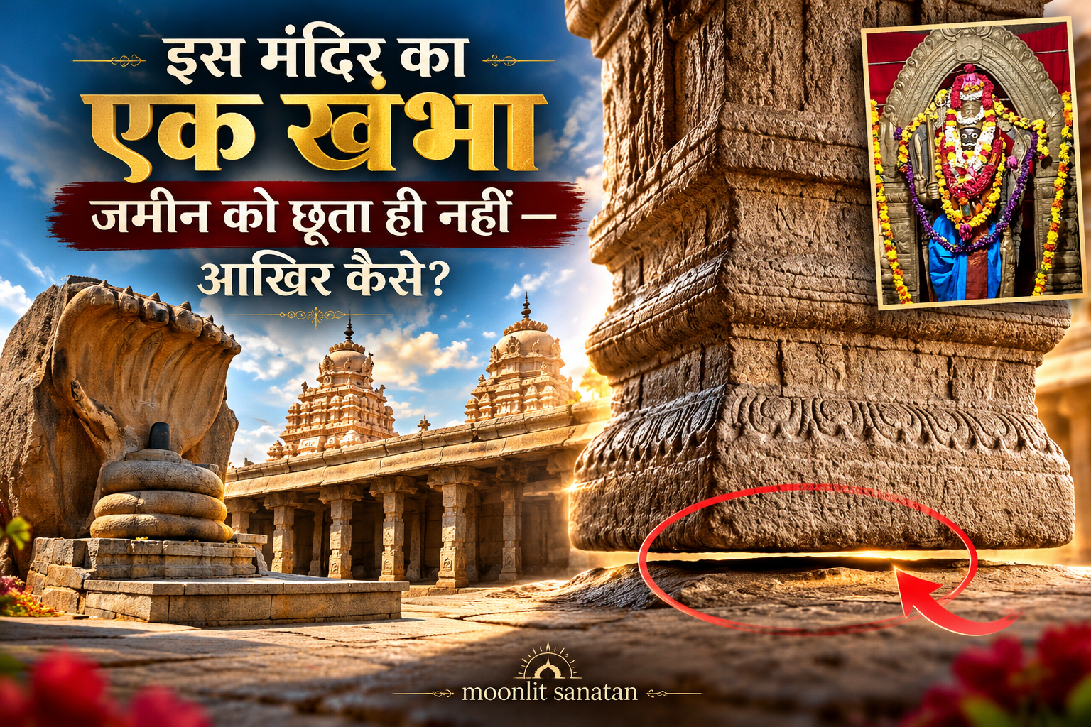 इस मंदिर का एक खंभा जमीन को छूता ही नहीं — आखिर कैसे? लेपाक्षी का रहस्य