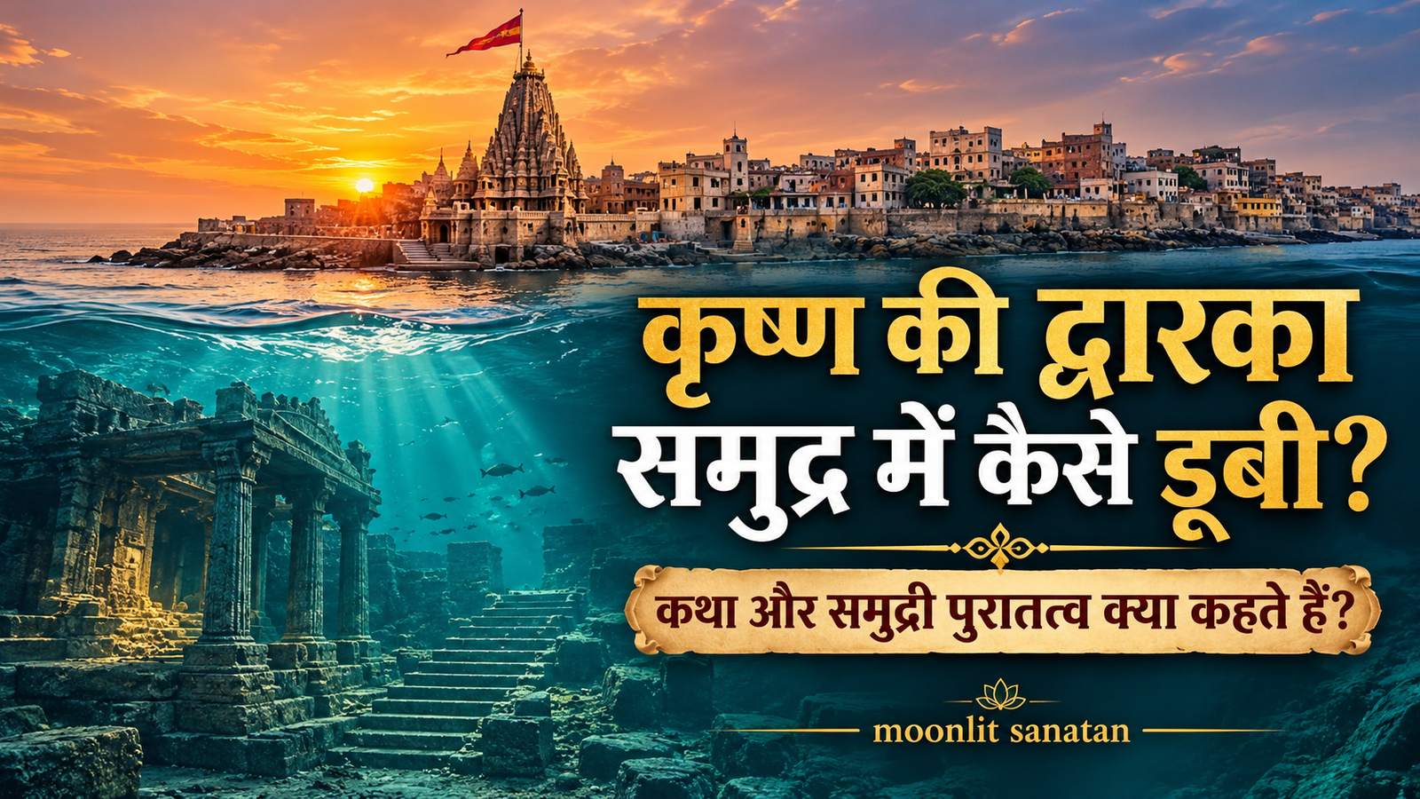 द्वारका समुद्र में कैसे डूबी