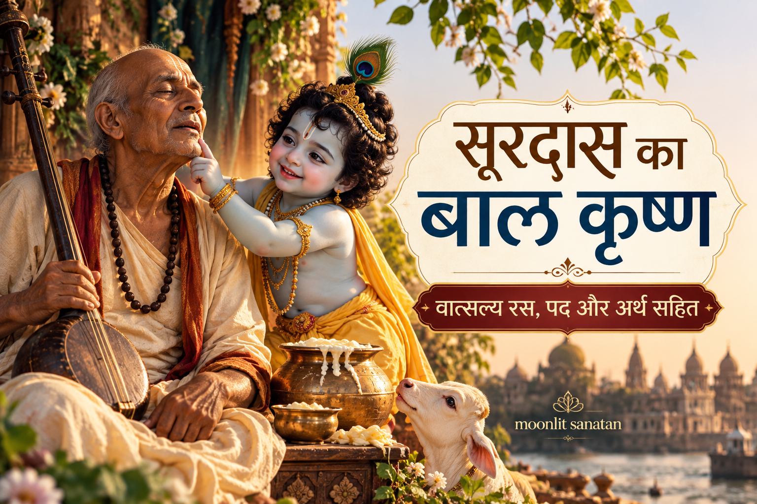 सूरदास ने कृष्ण को बाल रूप में क्यों देखा?