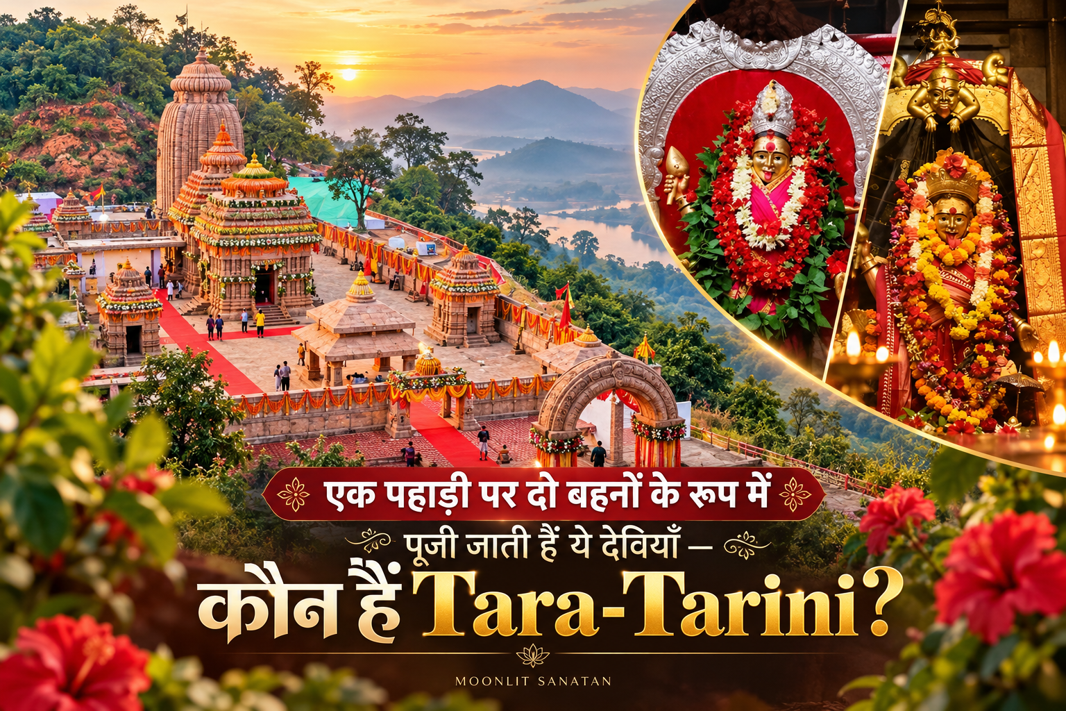 एक पहाड़ी पर दो बहनों के रूप में पूजी जाती हैं ये देवियाँ — कौन हैं Tara-Tarini?